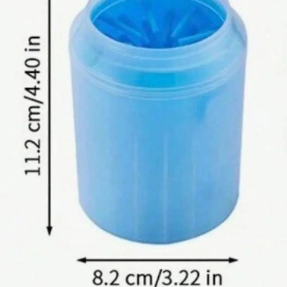 Dog Foot Cleaner Cup - Portable Pet Paw Washing Tool with Soft Bristles